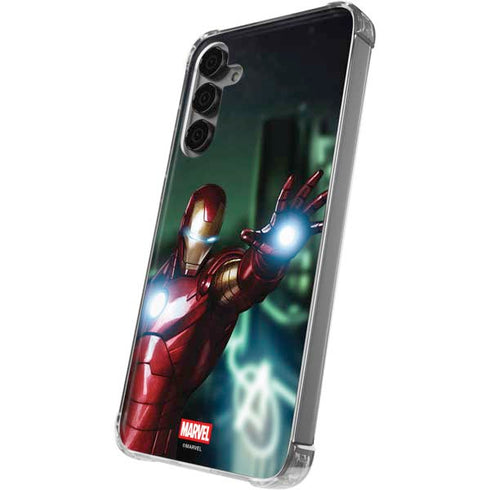 Marvel Tony Stark Iron Man Galaxy S24 Plus Clear Case
